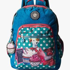 Nicole Lee Hollywood cupcake dog backpack